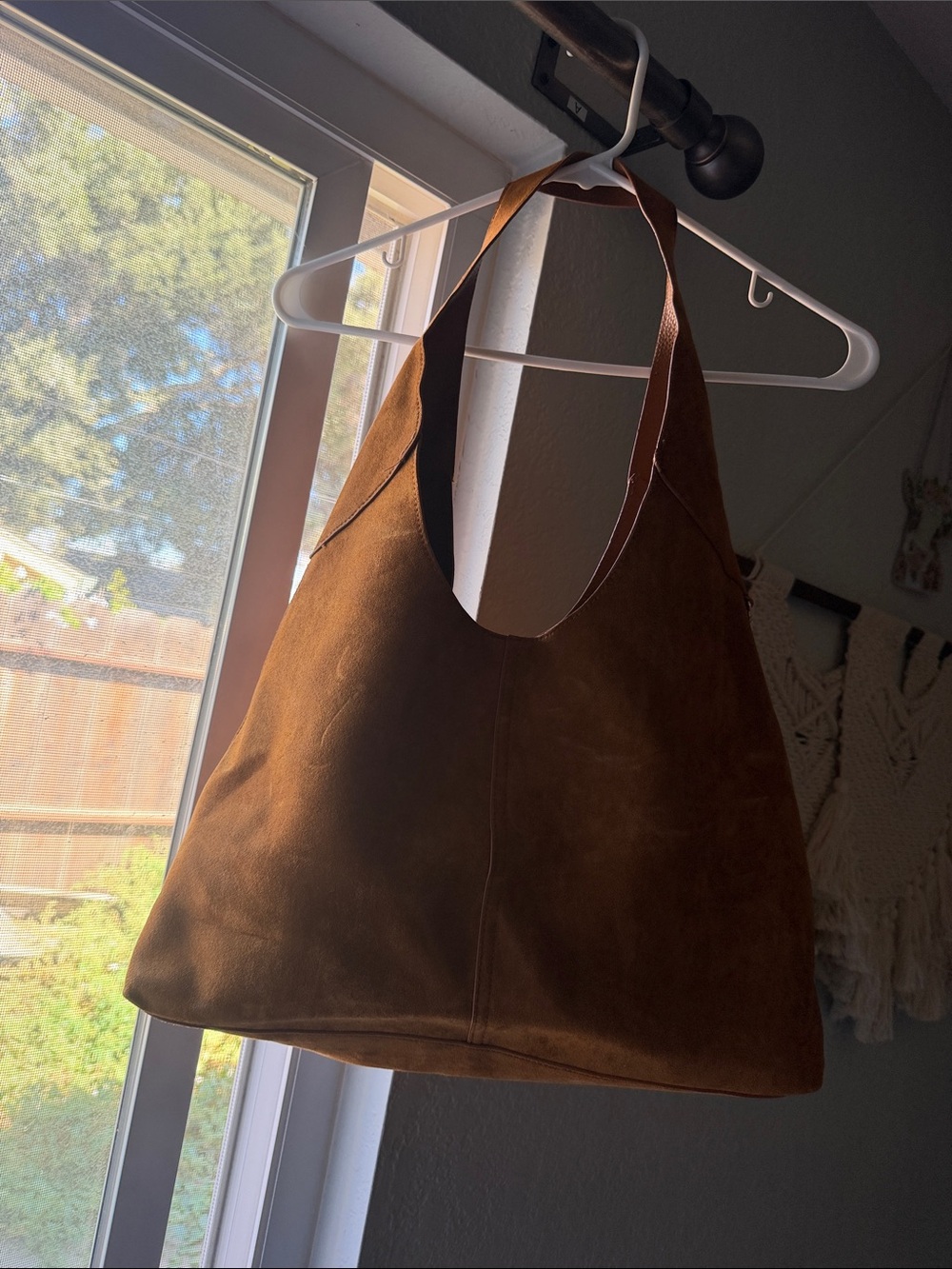 Universal Thread Classic Brown Suede Hobo Bag